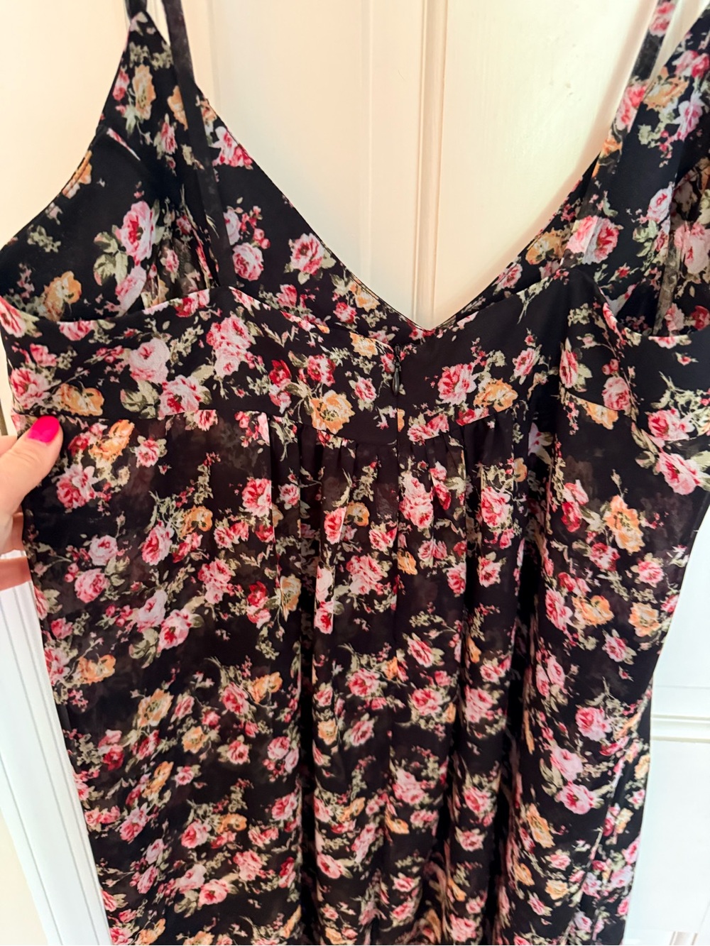 Lindsey Thornburg sample floral maxi dress! great condition, fits like a M/L - Picture 7 of 7